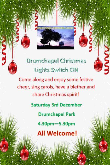 Drumchapel Christmas Lights Switch On